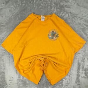 Vintage SeaCrets Ocean City Jamaica Iguana and Drums Graphic T-shirt Size XL